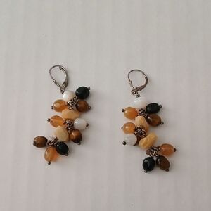 Elegant Multi-Color Beaded Earrings